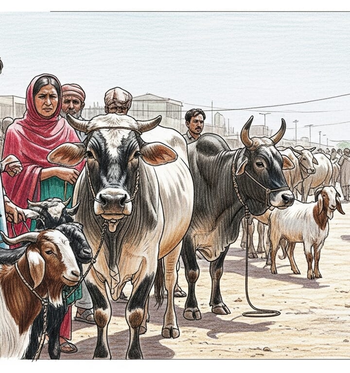 Cattle Market Prices Surge Ahead of Eid ul Adha Amid Low Demand