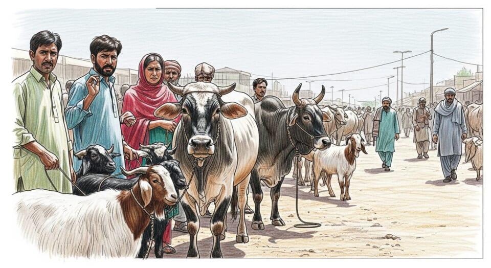 Cattle Market Prices Surge Ahead of Eid ul Adha Amid Low Demand