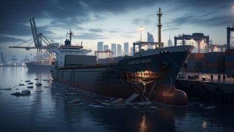 Two Ships Collide Near Karachi Port
