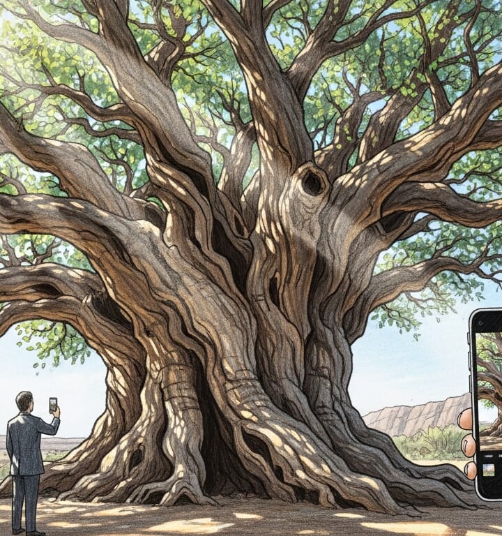 Iranian President shares viral image of 4500-year-old ancient tree