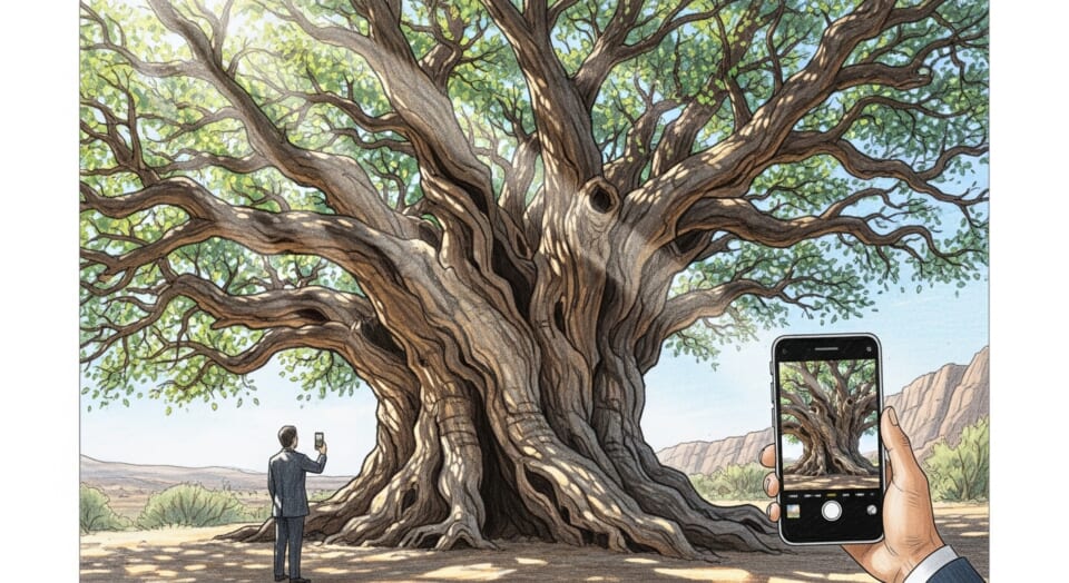 Iranian President shares viral image of 4500-year-old ancient tree
