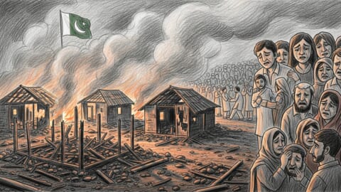 Jacobabad village set on fire following dispute over love marriage
