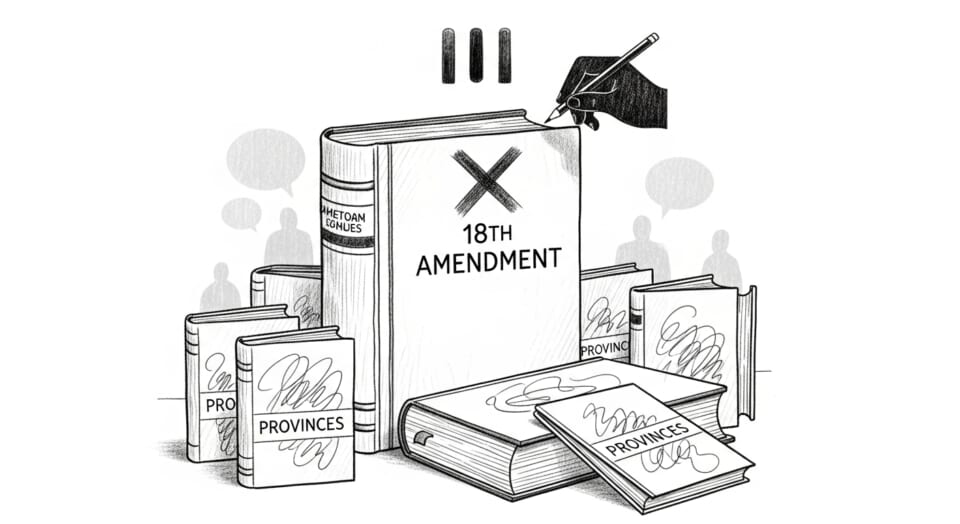 Law Minister Rules Out Immediate Changes to 18th Amendment
