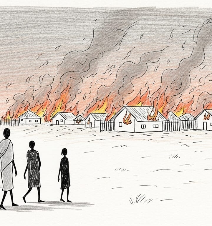 Love Marriage Sparks Tribal Violence, Village Burned in Jacobabad