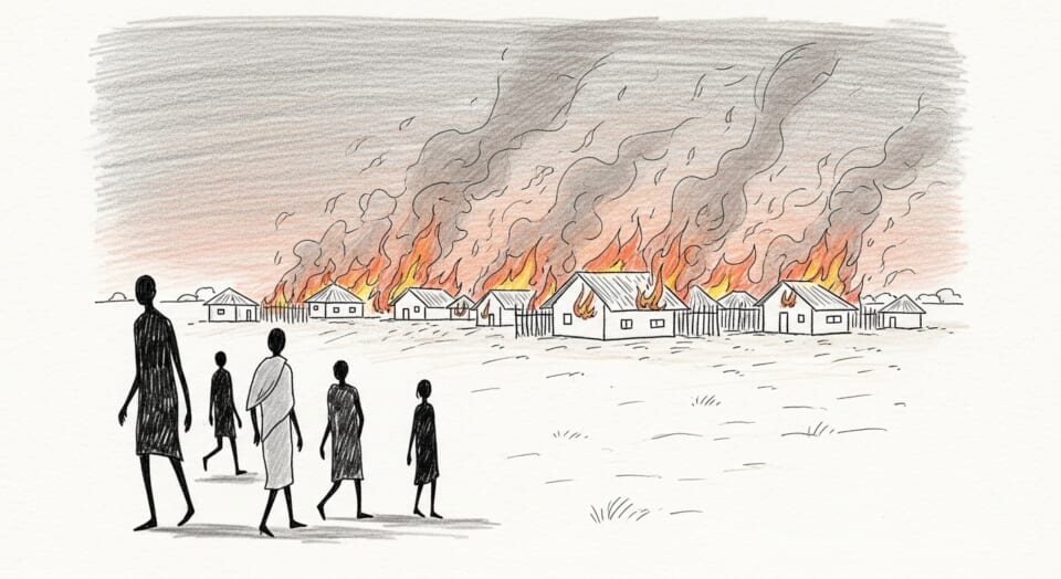 Love Marriage Sparks Tribal Violence, Village Burned in Jacobabad