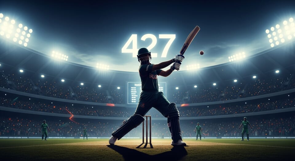 Mushfiqur’s record century sets Pakistan an imposing 427-run chase