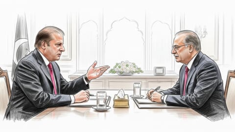 Nawaz Sharif meets Ishaq Dar to discuss public relief