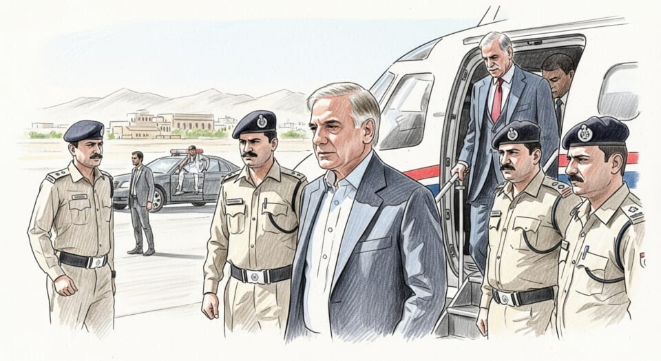 PM Shehbaz Sharif arrives in Quetta for one-day visit