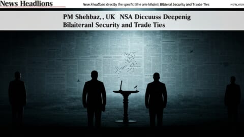 British National Security Advisor Meets Pakistani Prime Minister