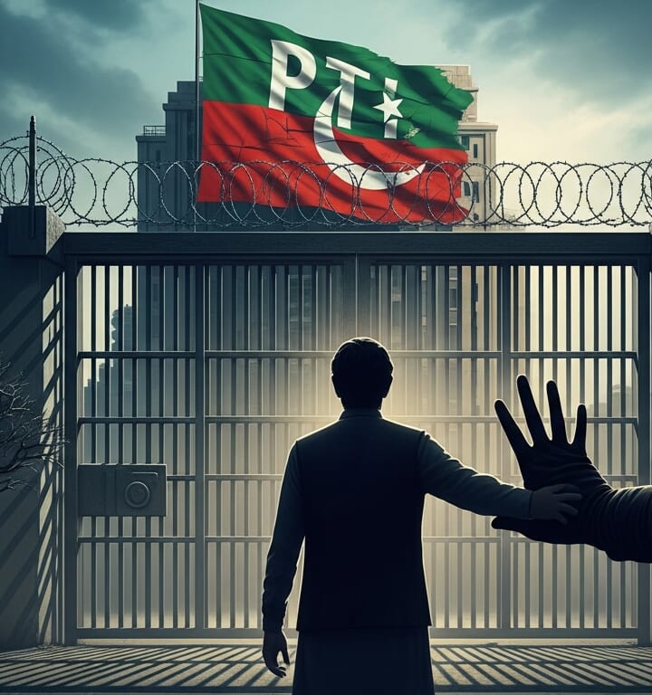 PTI Leaders Protest Denied Meetings with Jailed Founder
