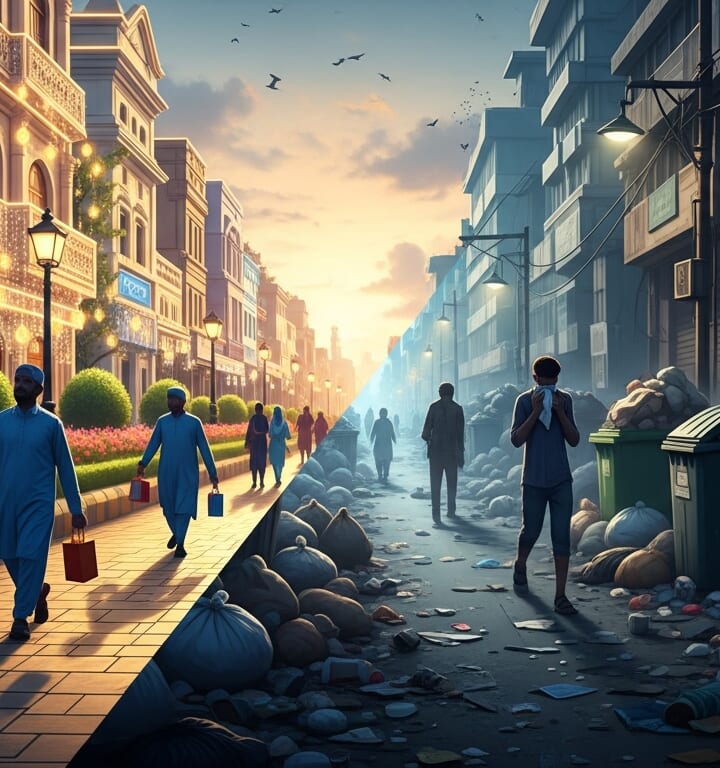 Punjab lauded for record Eid cleanup as Karachi struggles with waste