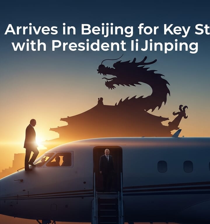 Russian President Vladimir Putin Arrives in China for State Visit