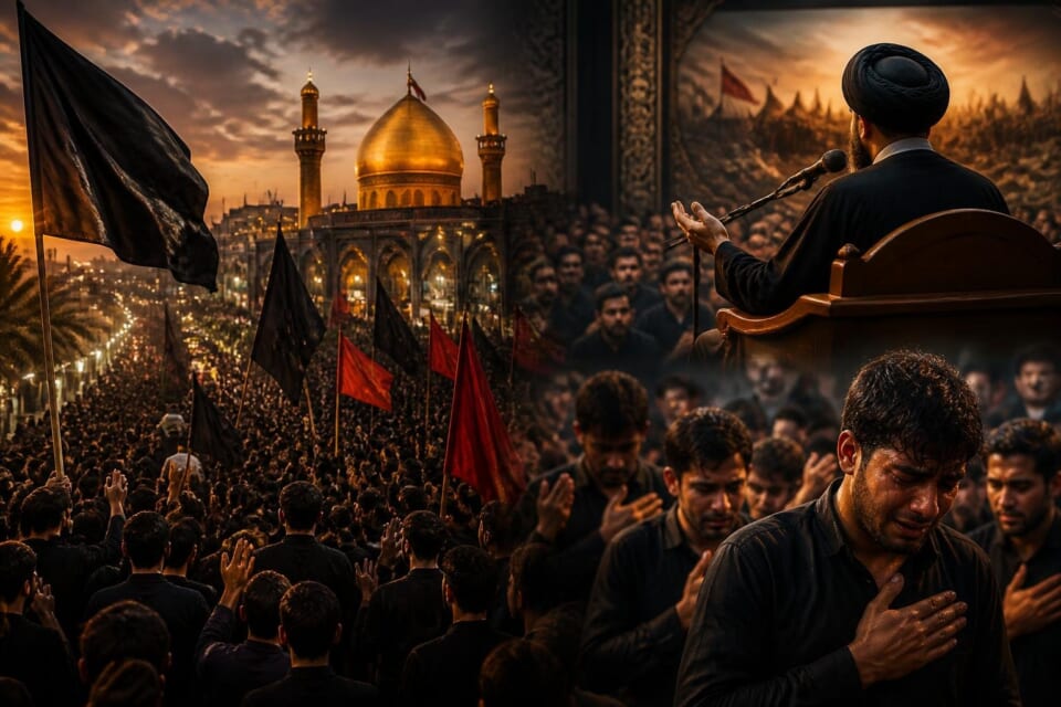 6th Muharram Azadari and Majlis Events Underway