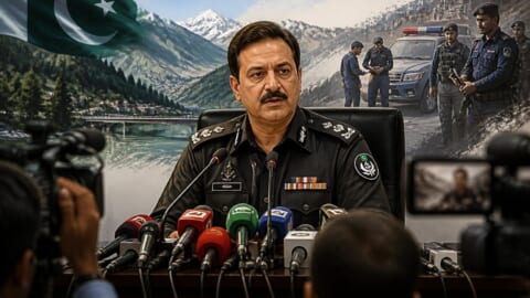 AJK Inspector General of Police Liaquat Malik Holds Press Conference