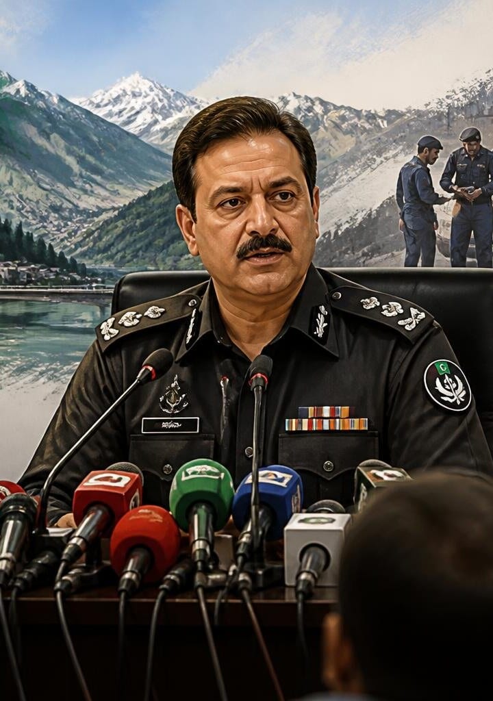AJK Inspector General of Police Liaquat Malik Holds Press Conference