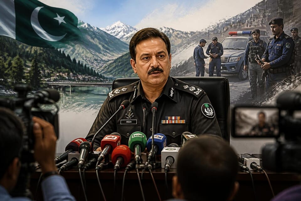 AJK Inspector General of Police Liaquat Malik Holds Press Conference
