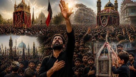 Ashura processions underway in Karachi, Sahiwal, Muzaffargarh and Jhang