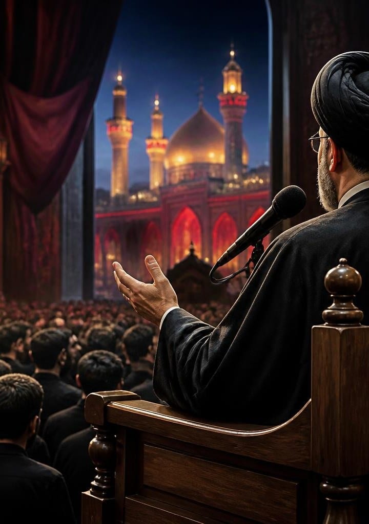 Ayatullah Aqeel Ul Gharavi Addresses Majlis e Aza