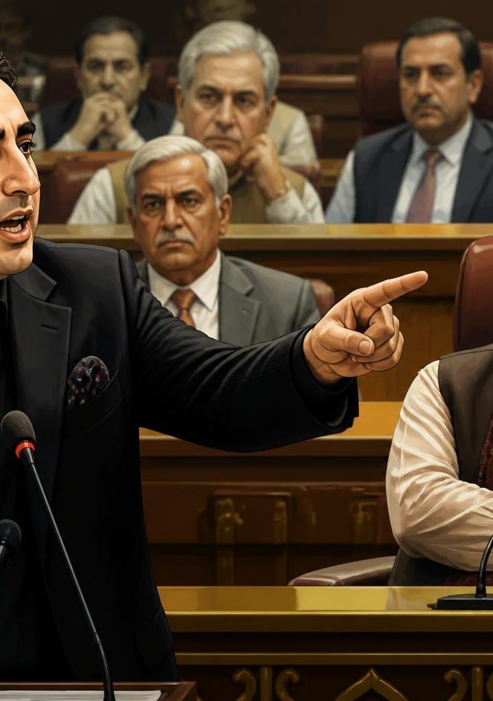 Bilawal Bhutto Urges PM to ‘Control Your Cabinet Members’ in National Assembly Speech