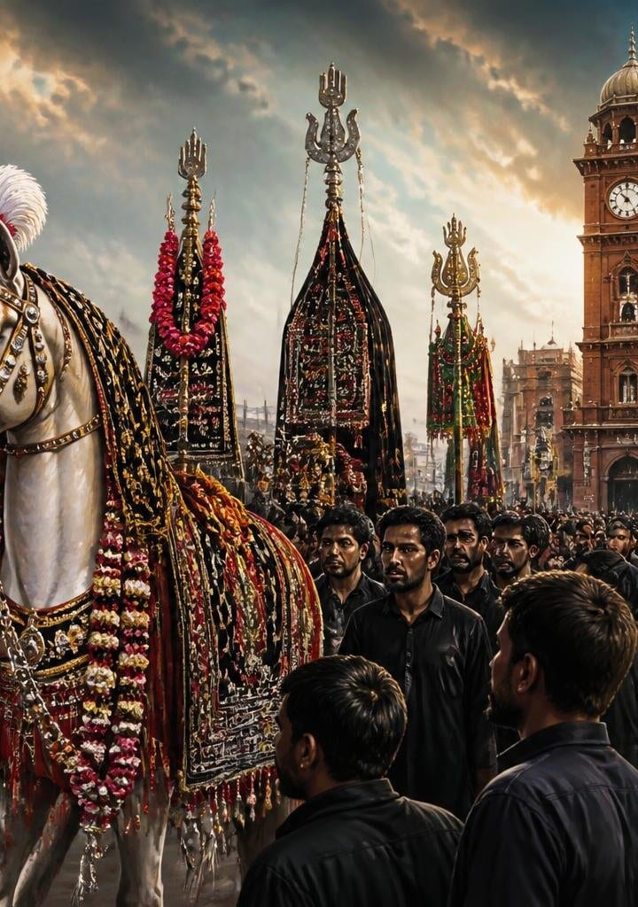Central Ashura procession held in Faisalabad