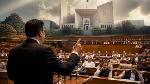 CHAIRMAN PTI Barrister Gohar Makes Big Announcement in National Assembly