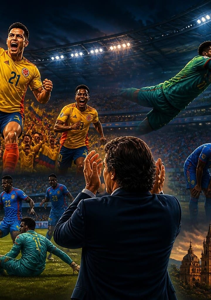 Colombia Defeats DR Congo 1-0 to Secure World Cup Knockout Spot