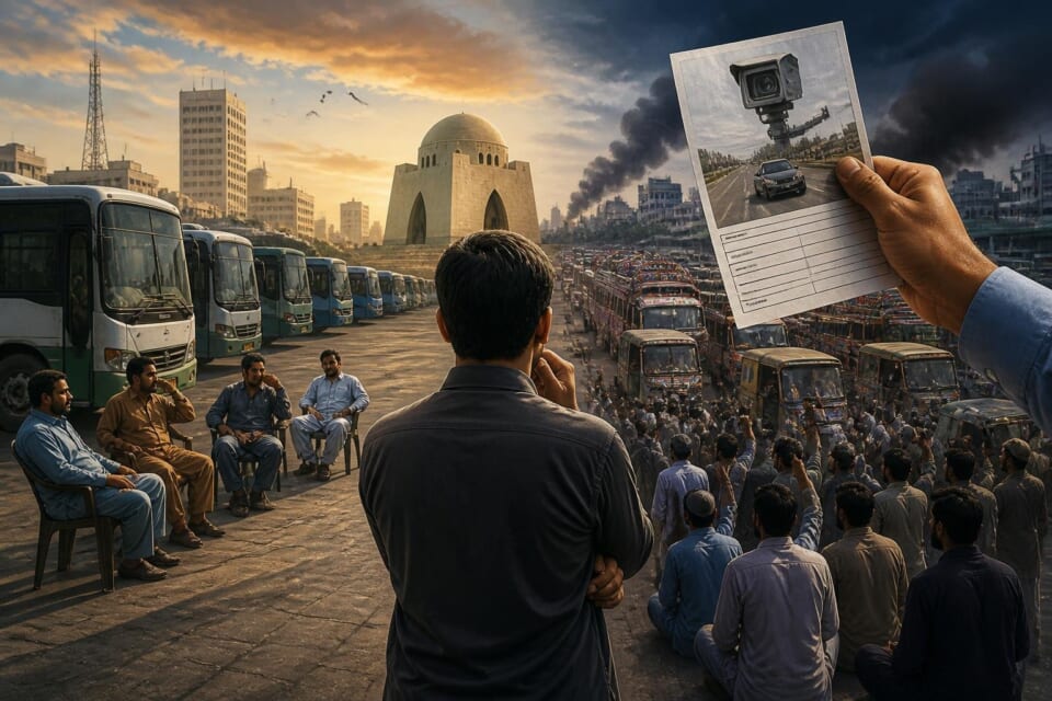 Conflicting Reports Emerge on Karachi Transport Strikes