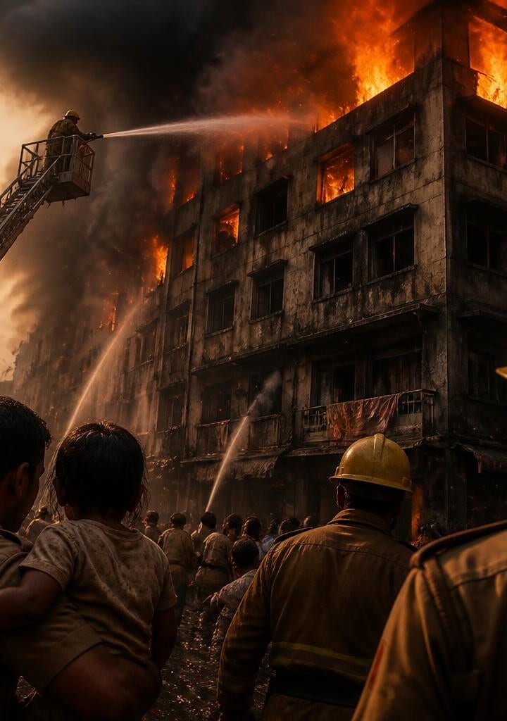 Deadly Fire in Northern India Claims Children’s Lives