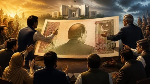 Debate Sparks Over Nawaz Sharif’s Image on Rs. 5,000 Note
