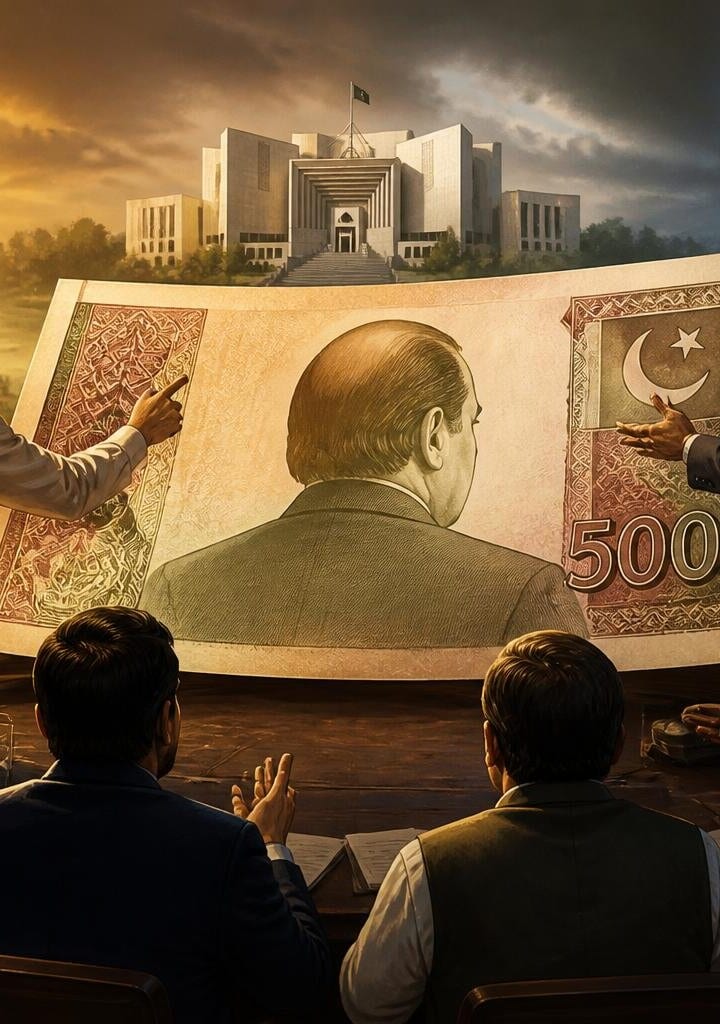 Debate Sparks Over Nawaz Sharif’s Image on Rs. 5,000 Note