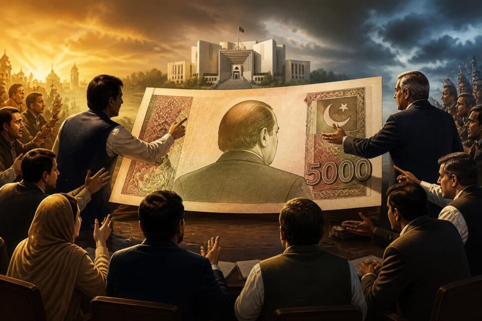 Debate Sparks Over Nawaz Sharif’s Image on Rs. 5,000 Note