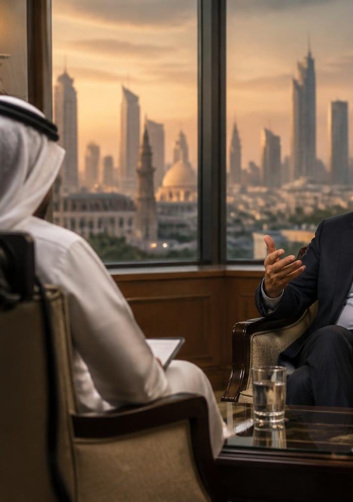 Deputy Prime Minister Ishaq Dar Gives Interview to Arab Media