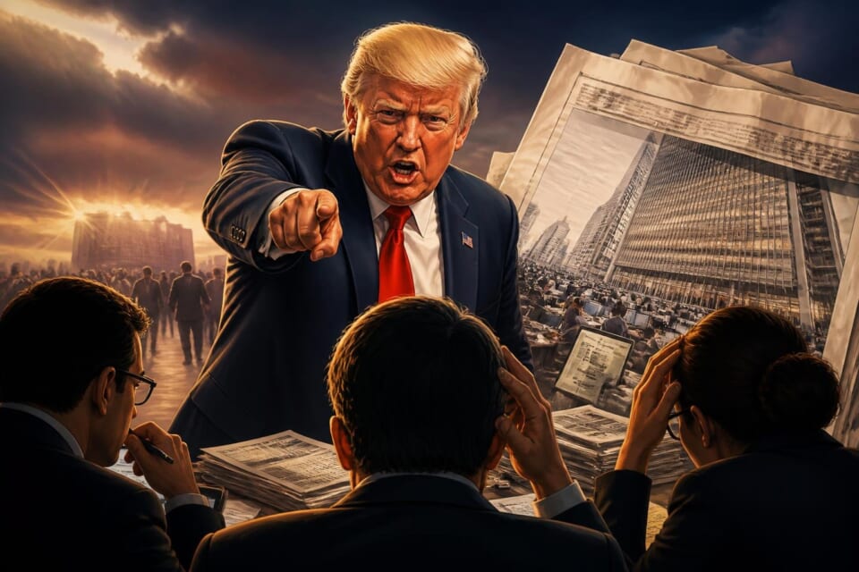 Donald Trump criticizes The New York Times and analysts.