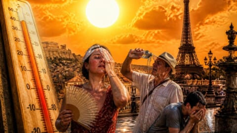 Extreme heatwave hits Europe, France records temperatures over 44°C