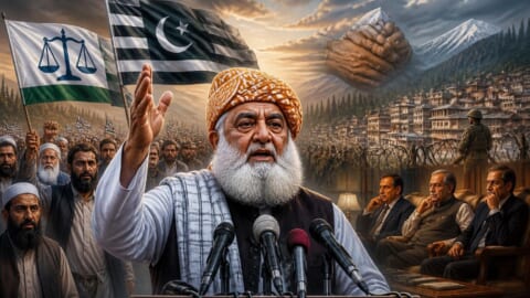 Fazlur Rehman announces JUI-JI alliance for Kashmir protest, criticises government