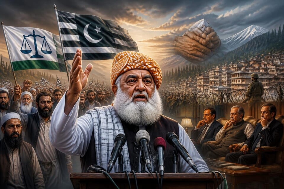 Fazlur Rehman announces JUI-JI alliance for Kashmir protest, criticises government