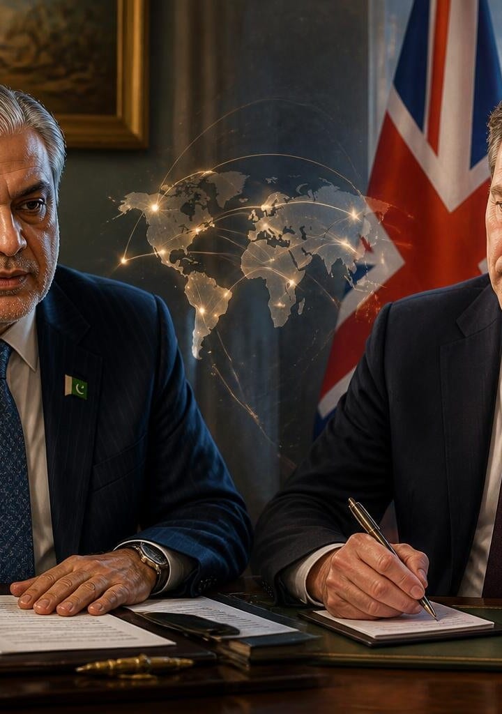 Foreign Minister Ishaq Dar Holds Phone Call with UK Counterpart