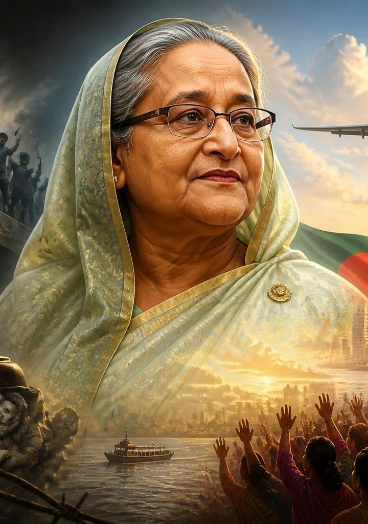Former Bangladesh PM Sheikh Hasina Announces Return Despite Death Sentence