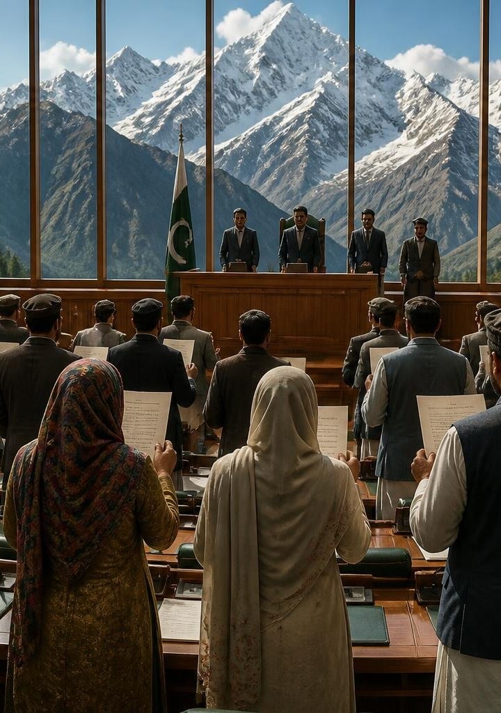 Gilgit-Baltistan Assembly’s First Session Held, Newly Elected Members Take Oath