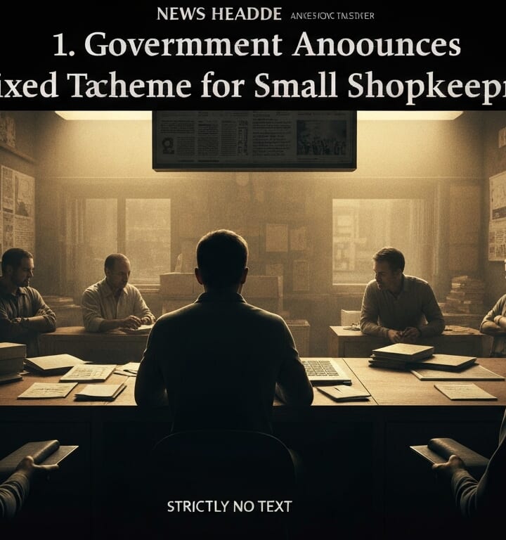 Government Announces Fixed Tax Scheme for Small Shopkeepers