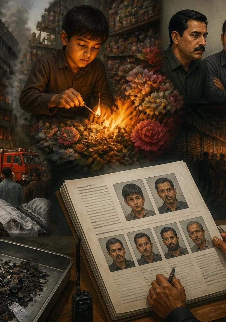 Gul Plaza Fire Declared Accidental, Union Leaders Among Accused