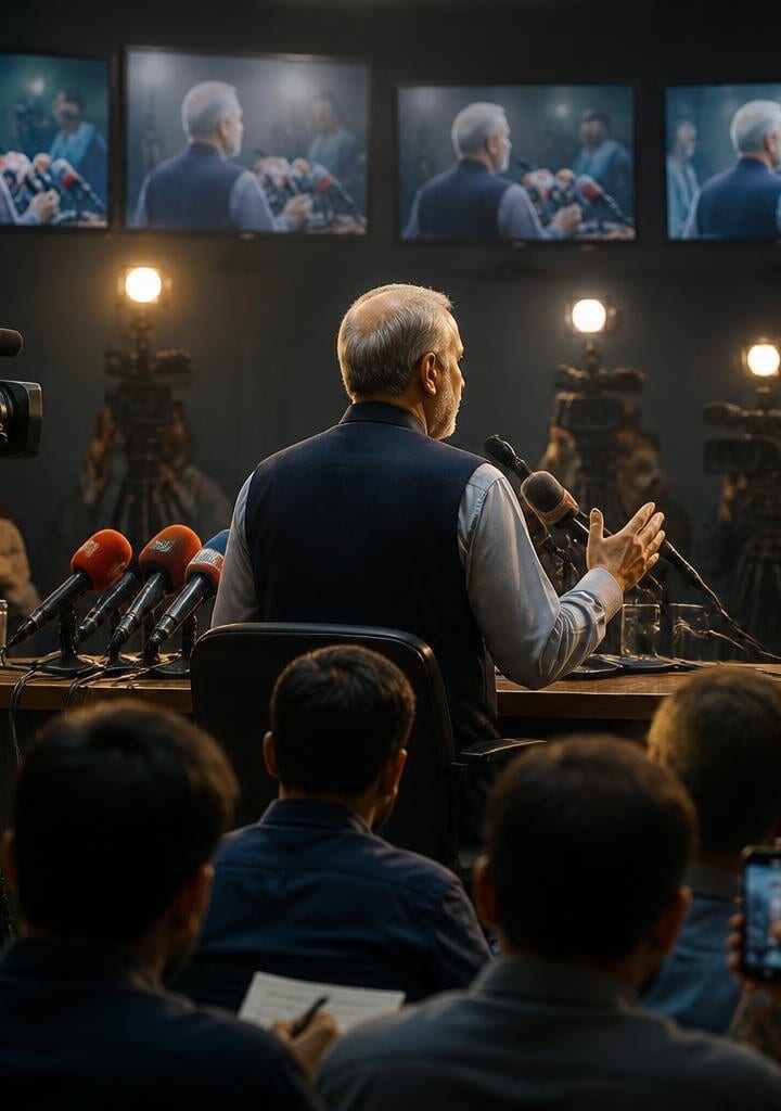 Hafiz Naeem holds live press conference