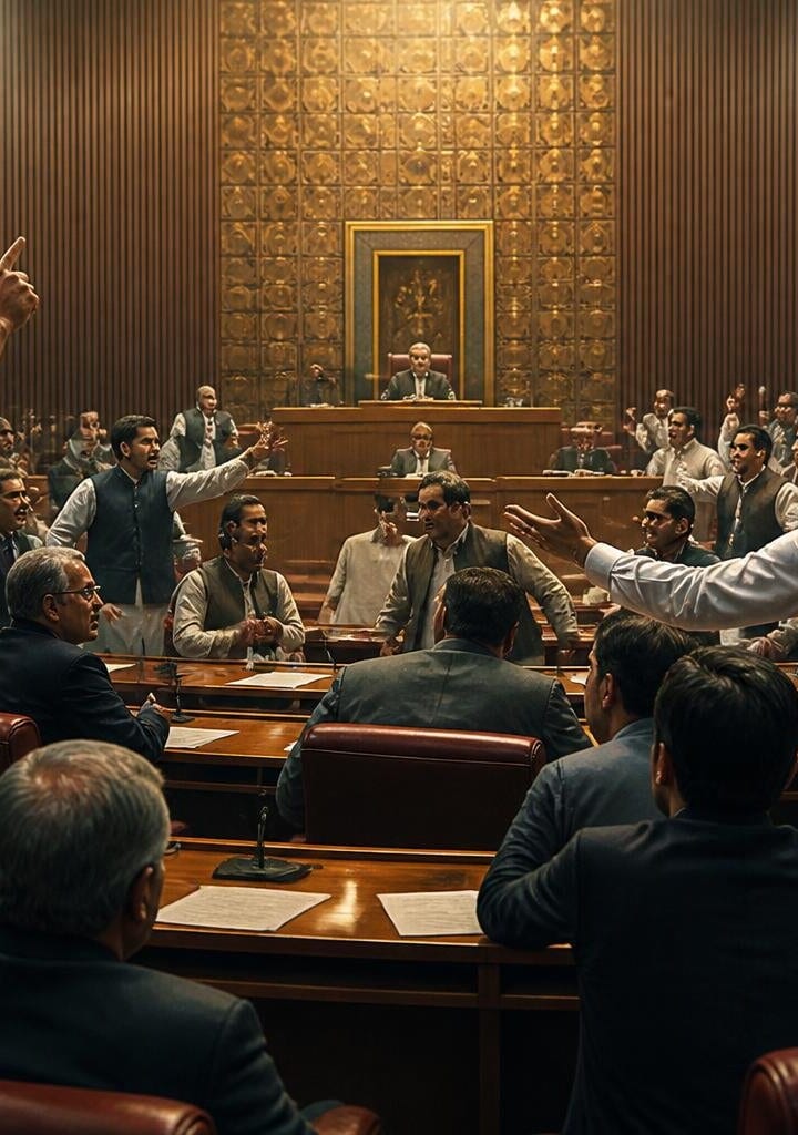 Heated Debates During Live National Assembly Budget Session