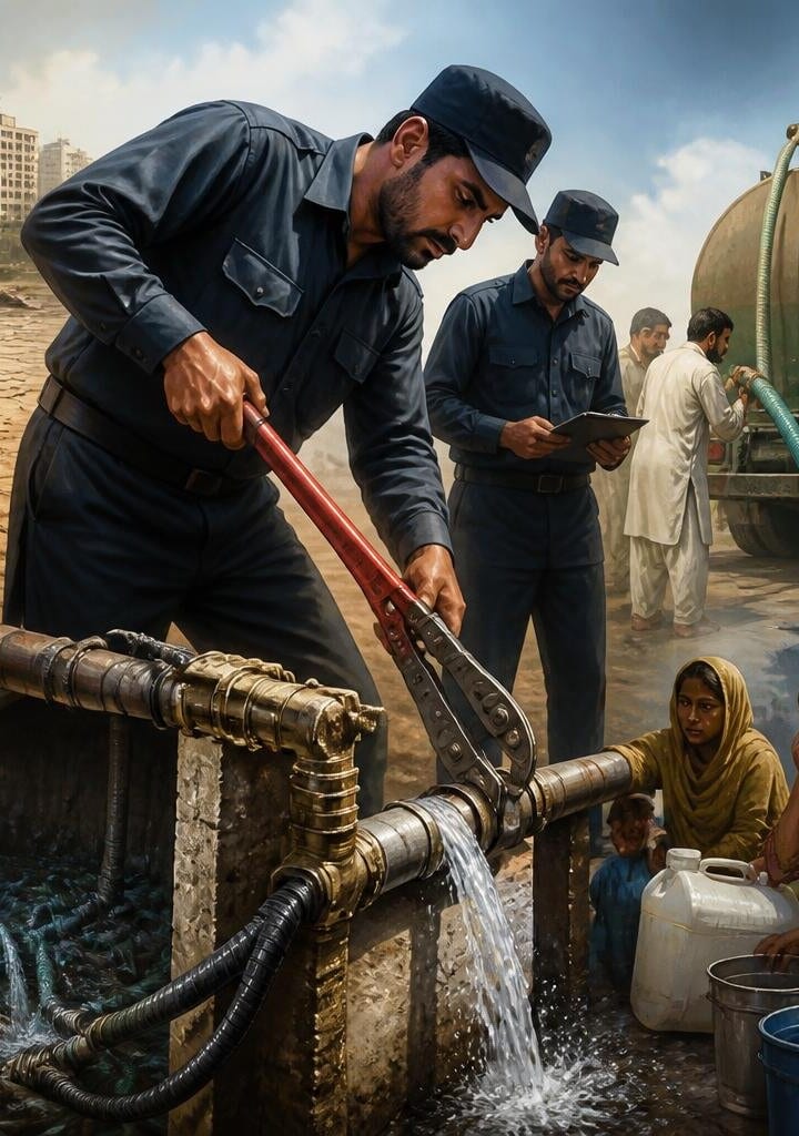 Initiative Launched to Combat Water Theft in Karachi Amidst Ongoing Crisis