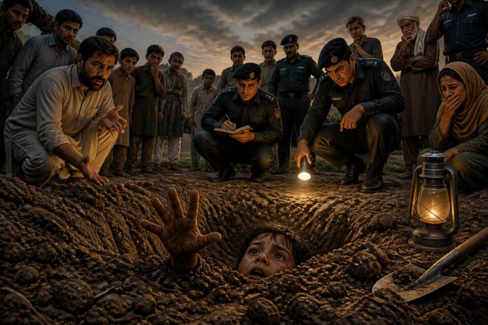 Investigation underway in Sargodha after child allegedly buried alive