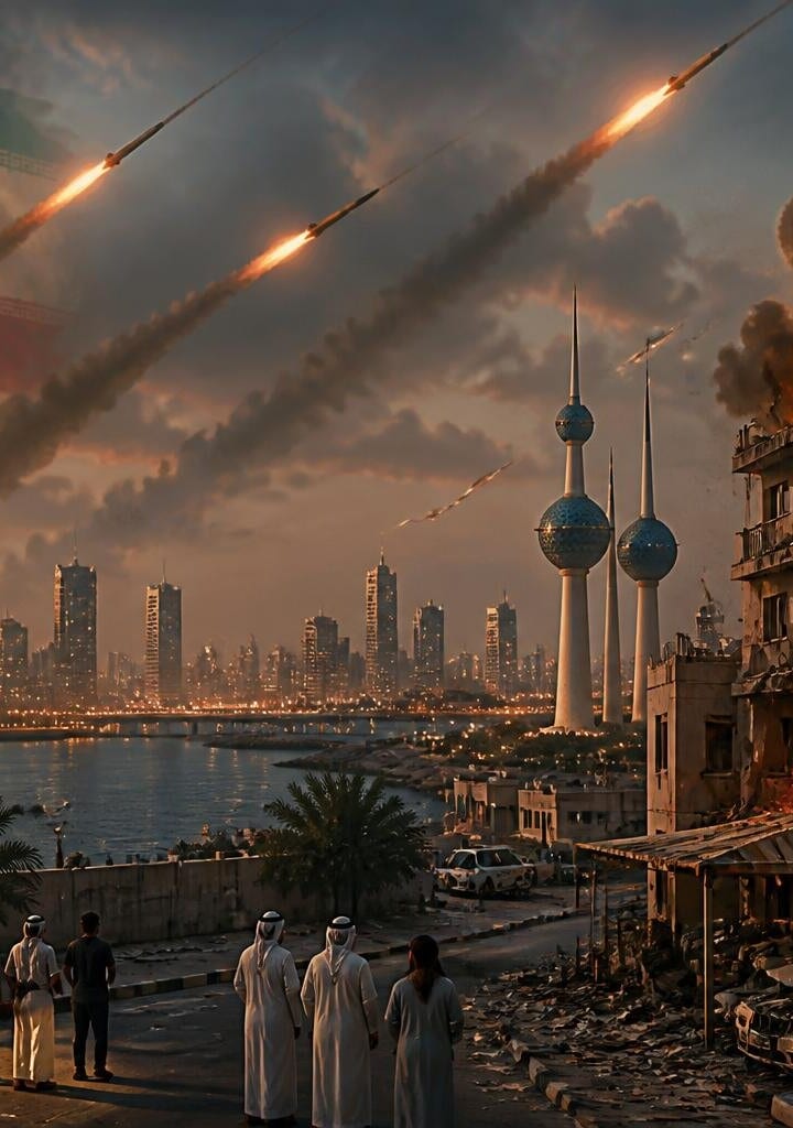 Iran Strikes Bahrain and Kuwait; Residential Buildings Damaged