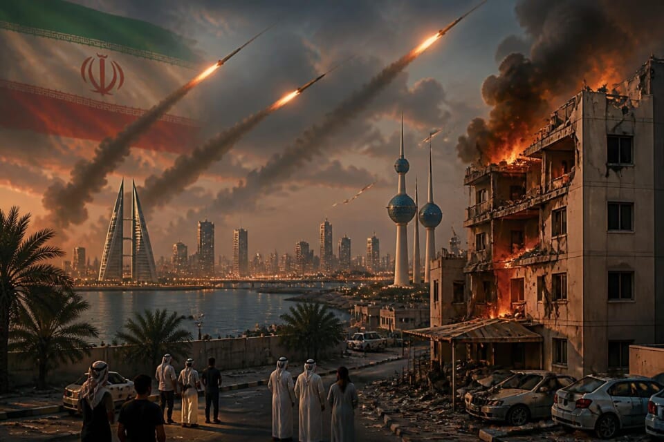 Iran Strikes Bahrain and Kuwait; Residential Buildings Damaged