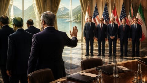 Iranian delegation refuses photo with US delegation