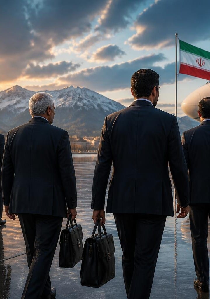 Iranian delegation returns after completing talks in Switzerland.