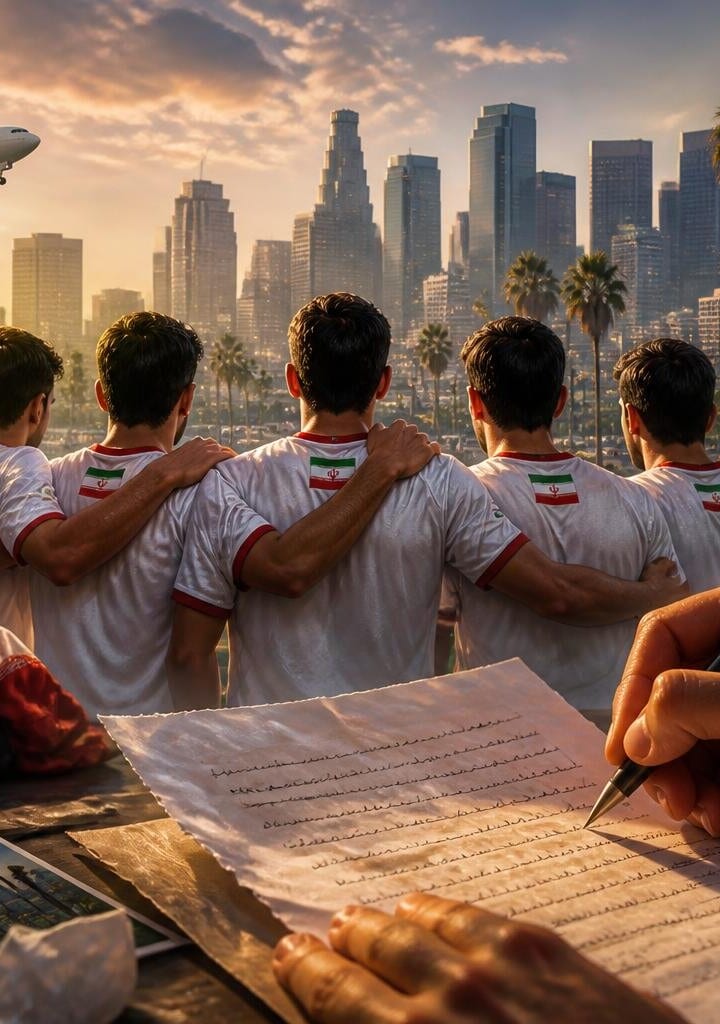 Iranian Football Team’s Emotional Letter Goes Viral from Los Angeles.